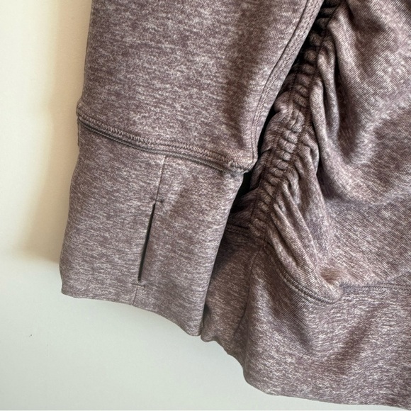 LULULEMON Cypress Kiss 1/2 Zip Top In Heathered Lunar Rock 10 Purple Long Sleeve - Picture 7 of 12